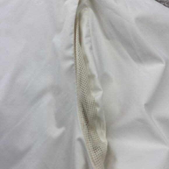 Vintage Chaps Golf Windbreaker Jacket Short Sleeve Men M Cream Pull Over Sweater - Picture 9 of 13